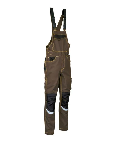Salopette da lavoro Dorset con tasche multifunzione Fango/Nero
