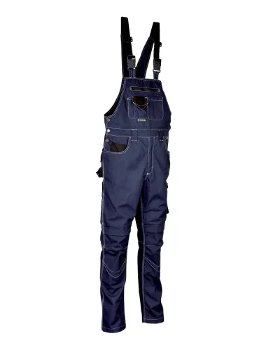 Nottingham Salopette da Lavoro con Tasche Resistenti Navy/Nero