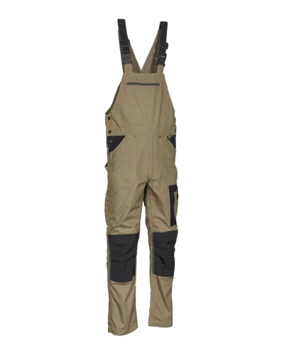 Industrial Starter Salopette da lavoro con tasche resistenti Corda/Nero