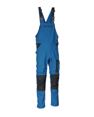 Industrial Starter Salopette da lavoro con tasche resistenti Azzurro/nero