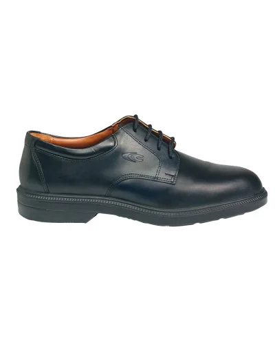 Scarpe antinfortunistiche Euclide O2 metal free nere in pelle
