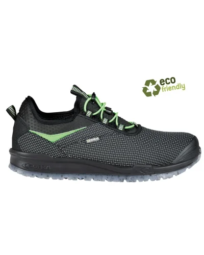 Scarpe antinfortunistiche COFRA Techshell S3 nere, eco-friendly