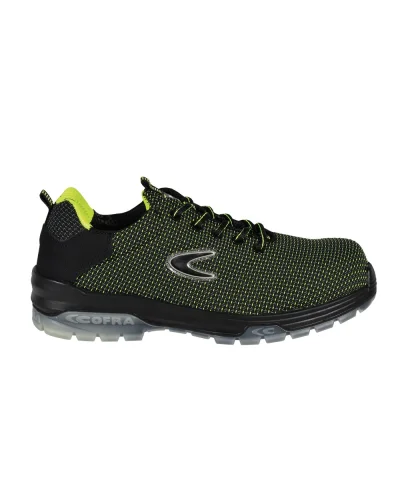 Scarpe antinfortunistiche Cofra Revival S3 Techshell nere, metal free