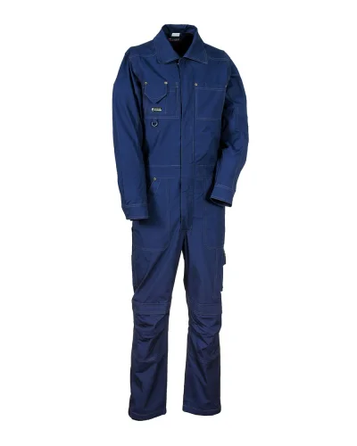 Tuta da lavoro Marseilles, resistente con zip frontale Navy