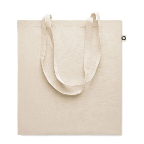 ZOCO Shopper cotone riciclato 140g/m² manici lunghi 38x42 cm