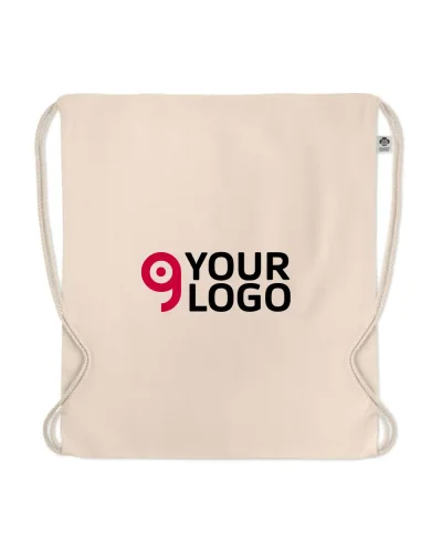 YUKI Borsa shopper cotone biologico 140g/m² 38x42cm naturale