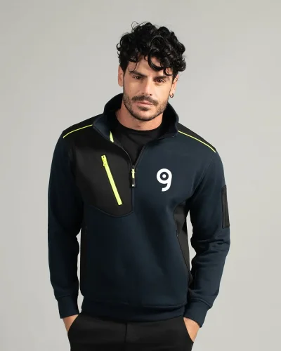 Felpa Milwaukee unisex con zip, medium fit
