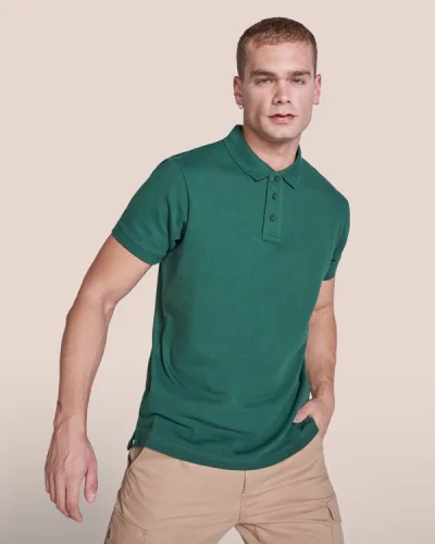 Polo Imperium uomo 100% cotone pettinato 220g manica corta