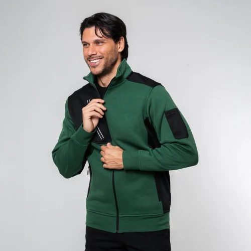 Felpa Niagara Unisex Collo Lupetto Zip