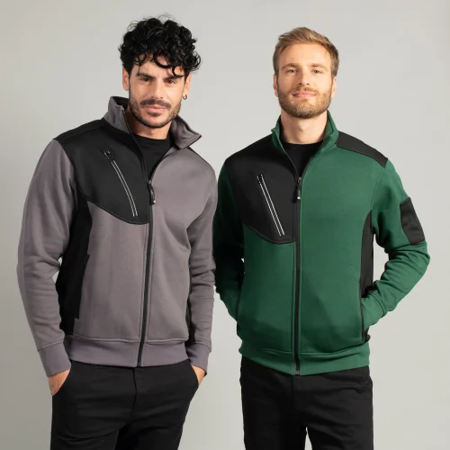 Felpa Niagara Unisex Collo Lupetto Zip