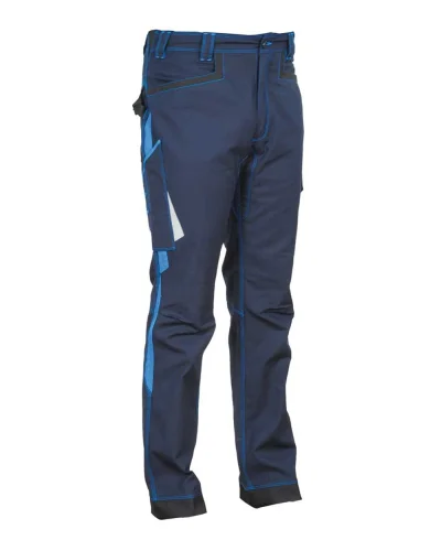 Pantaloni da lavoro Montijo Issa grigi rinforzati multitasche