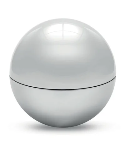 UV SOFT Burro Cacao Vaniglia SPF10, Pallina Metallizzata Ø3,8cm Argento Brillante