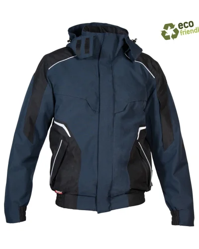 Giubbino imbottito Drezna Uomo  antivento e caldo Navy/Nero