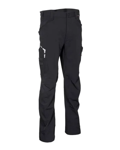 Pantaloni da lavoro neri Hagfors con tasche laterali resistenti Nero/Nero