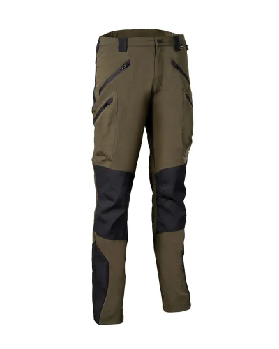 Pantaloni da lavoro Velten invernali imbottiti resistenti Fango/Nero
