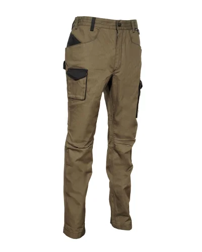 Pantaloni da lavoro Mompach resistenti multitasche Fango/Nero