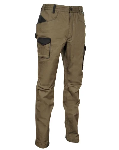 Pantaloni da lavoro Walcourt con tasche rinforzate Fango/Nero