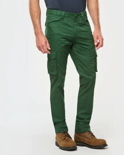 Pantaloni uomo eco MULTITASCHE , cotone bio