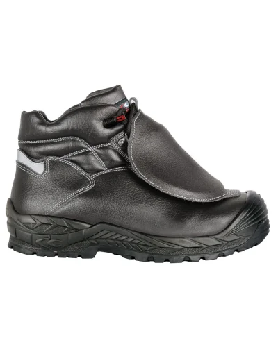 Scarpe antinfortunistiche Armor nere S1P, pelle idrorepellente EN20345