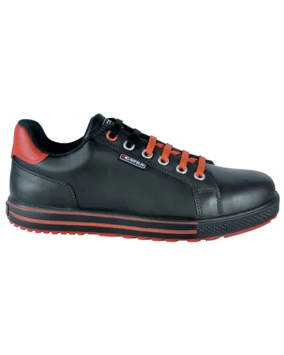 Scarpe antinfortunistiche S3 SRC Flex in pelle nera idrorepellente