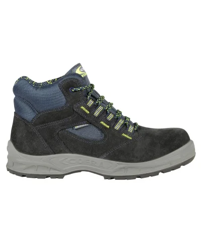 Scarpe antinfortunistiche Les Mans S3 Blue pelle scamosciata
