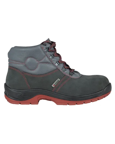 Scarpe antinfortunistiche New Dachdecker S1 pelle scamosciata nere