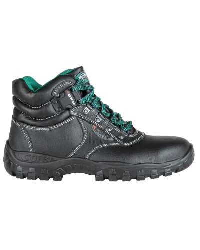Scarpe antinfortunistiche Plutone S3 SRC nere Cofra pelle idrorepellen