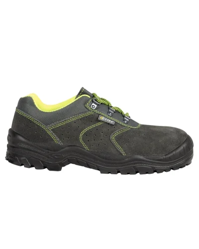 Scarpe antinfortunistiche Riace pelle scamosciata S1P SRC grigie