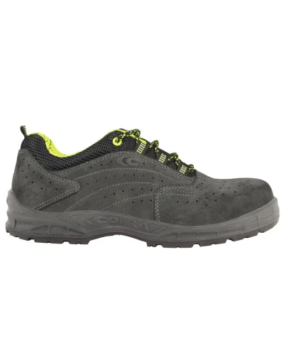 Scarpe antinfortunistiche Santorini S1P, pelle forata, metal free