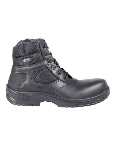 Scarpe antinfortunistiche Italian Leather Security nera zip EN20347