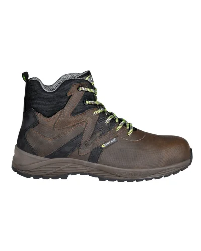 Pushpress Brown Scarpe Antinfortunistiche Alte S3 SRC in Pelle