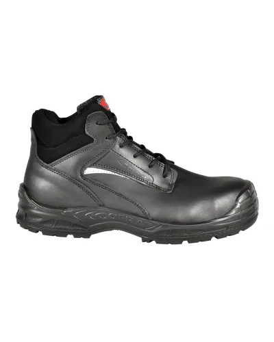 Scarpe da lavoro Corby UK S3 in pelle nera idrorepellente UPower