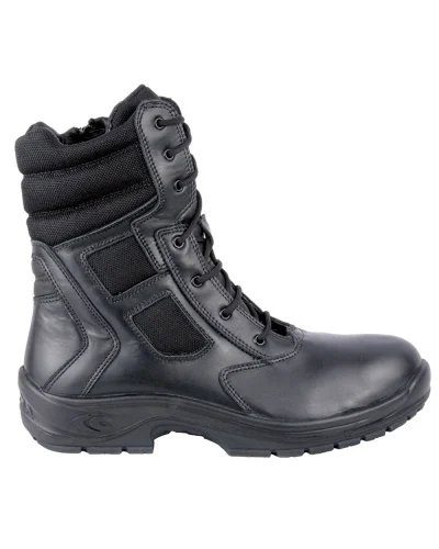 Attack Stivali da Lavoro Italian Leather Neri Zip EN ISO 20347 O2 HRO