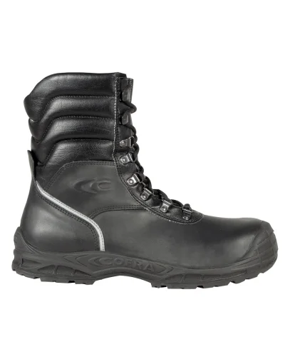 Cofra Bratislav Black Stivali da Lavoro S1P Pelle Idrorepellente