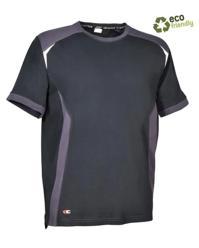 T-shirt da lavoro Alderton unisex con tessuto resistente Nero/antracite