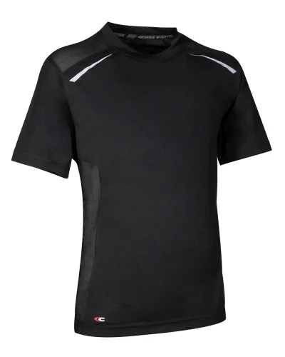 T-shirt da lavoro Dunkerque Uomo, maniche corte Nero/Nero