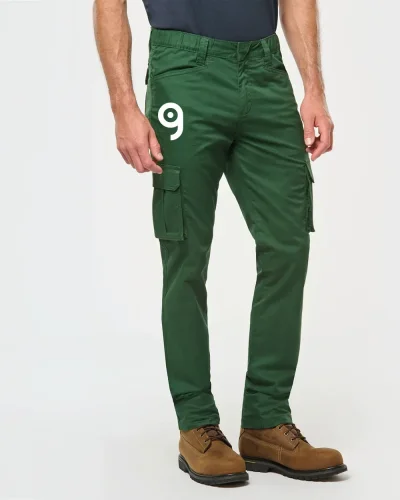 Pantaloni uomo eco MULTITASCHE , cotone bio