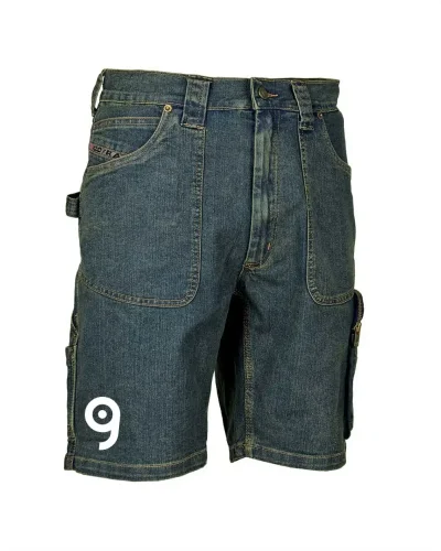 Pantaloncini da lavoro Havana denim, resistenti e pratici