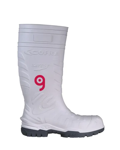 Safest White Stivali Lavoro S5 SRC Bianchi, -25°C, Made in Italy
