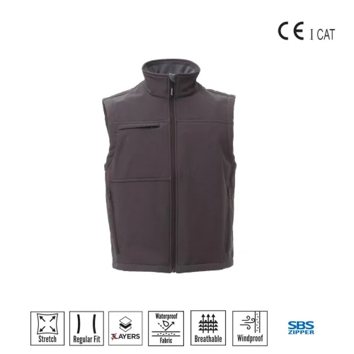 Gilet ergonomico con zip intera Bering