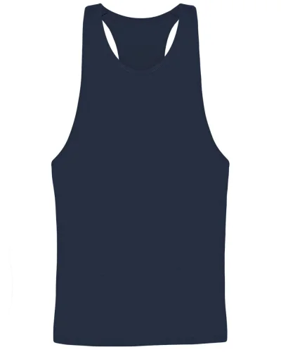 Canotta Holidays unisex fluo 100% cotone, sport e spiaggia Navy