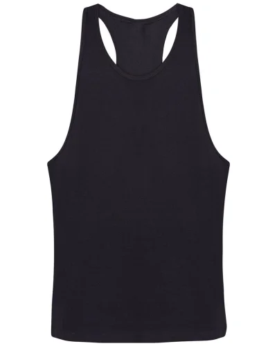 Canotta Holidays unisex fluo 100% cotone, sport e spiaggia Black
