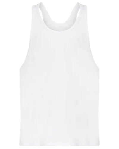 Canotta Holidays unisex fluo 100% cotone, sport e spiaggia White