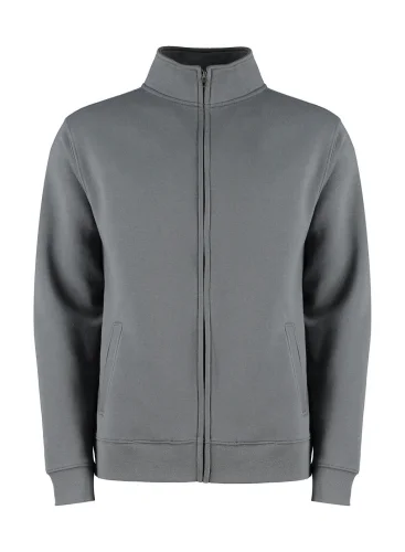 Felpa zip Regular cotone 280g Dark Grey Marl