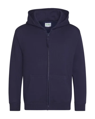 Felpa bambino Zoodie WRAP, doppio cappuccio, cotone 280g/m² New French Navy