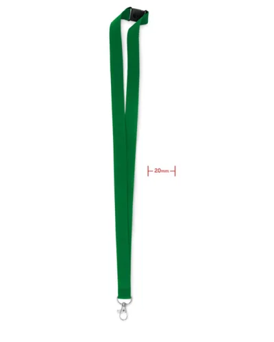 PANY Lanyard con gancio metallo e sicurezza Verde
