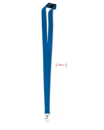 PANY Lanyard con gancio metallo e sicurezza Royal