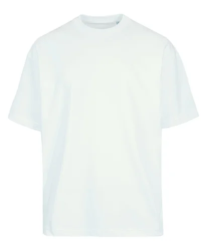 Maglia Girocollo Cotone 100% , Regular, Manica Corta, Leggera Bianco Panna