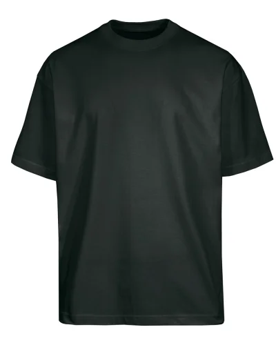 Maglia Girocollo Cotone 100% , Regular, Manica Corta, Leggera Nero