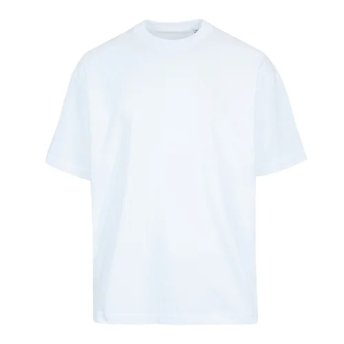 Maglia Girocollo Cotone 100% , Regular, Manica Corta, Leggera Bianco